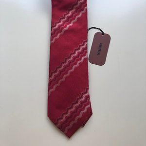 Missoni Red Chevron Silk Neck Tie New $130